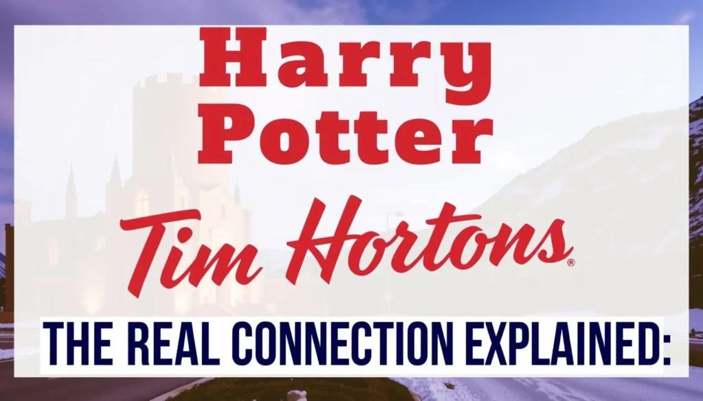 harry potter tim hortons — Harry Potter Tim Hortons: The Real Connection Explained