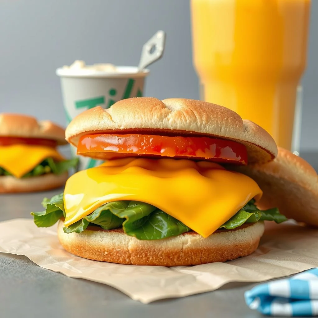 Tim Hortons menu Breakfast illustration