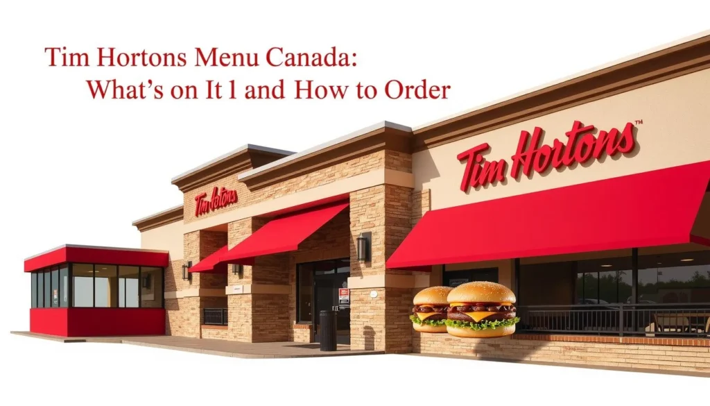 Tim Hortons menu Canada — Tim Hortons Menu Canada: What\'s on It and How to Order